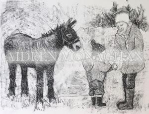 Feeding Time, Giclée print on Fine Art Paper