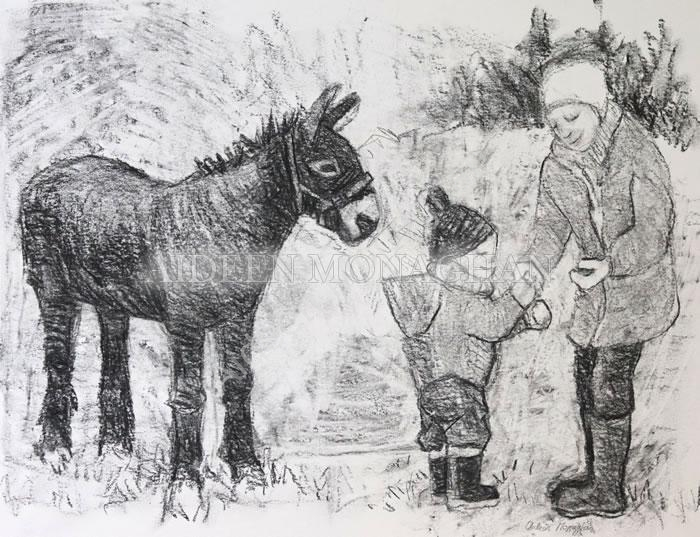 Feeding Time, Giclée print on Fine Art Paper