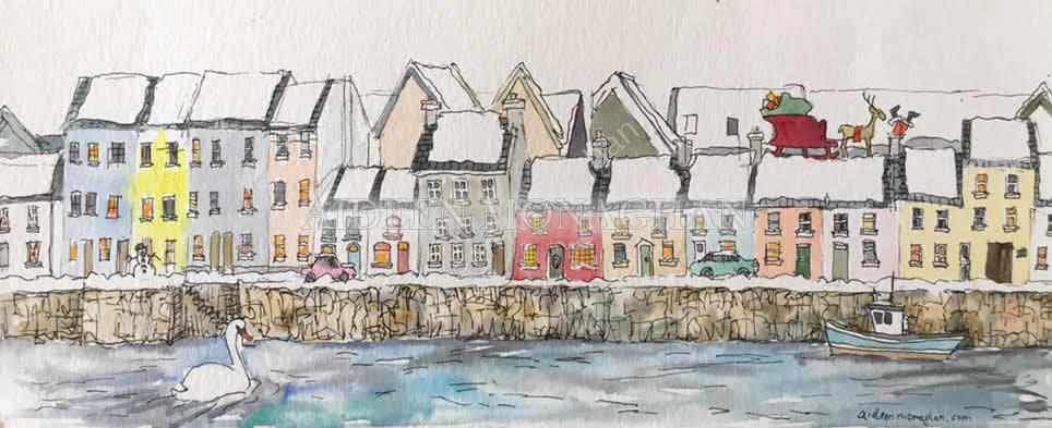 Long Walk - Greeting Card Christmas