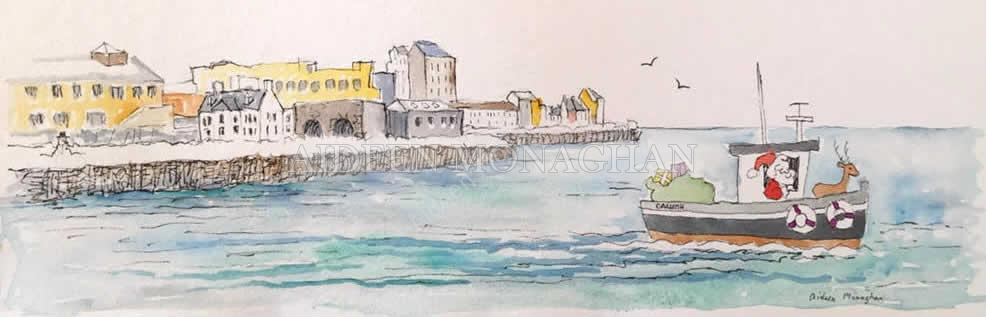 Spanish Arch Galway - Christmas Greeting Card